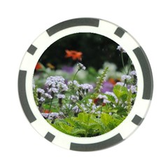 Wild Flowers Poker Chip Card Guards (10 Pack) 