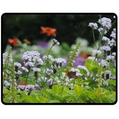 Wild Flowers Fleece Blanket (medium)  by picsaspassion