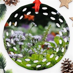 Wild Flowers Ornament (round Filigree) 