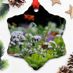 Wild Flowers Snowflake Ornament (2-side)