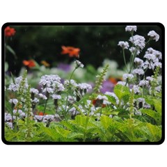 Wild Flowers Double Sided Fleece Blanket (large) 