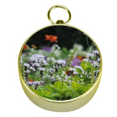 Wild Flowers Gold Compasses