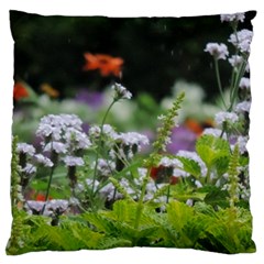 Wild Flowers Large Flano Cushion Case (two Sides)