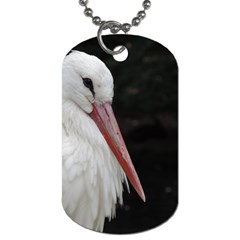 Stork Bird Dog Tag (two Sides)