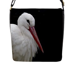 Stork Bird Flap Messenger Bag (l) 