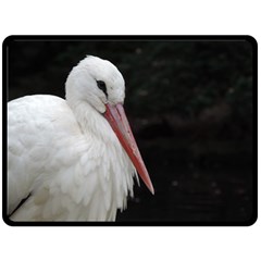 Stork Bird Double Sided Fleece Blanket (large) 