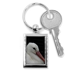 Wild Stork Bird Key Chains (rectangle)  by picsaspassion