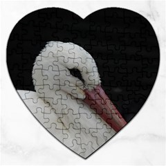 Wild Stork Bird Jigsaw Puzzle (heart)