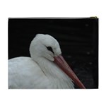 Wild Stork bird Cosmetic Bag (XL) Back