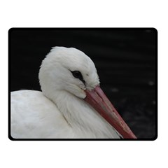 Wild Stork Bird Fleece Blanket (small)