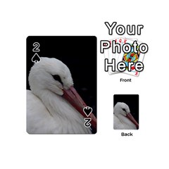 Wild Stork Bird Playing Cards 54 (mini) 