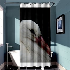 Wild Stork Bird Shower Curtain 36  X 72  (stall)  by picsaspassion