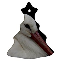 Wild Stork Bird Christmas Tree Ornament (2 Sides)