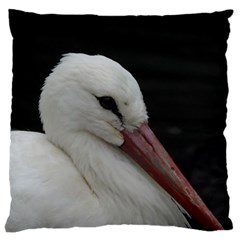 Wild Stork Bird Large Cushion Case (two Sides)