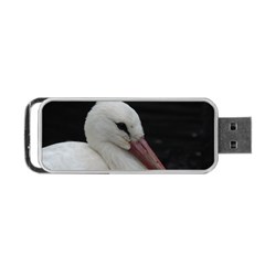 Wild Stork Bird Portable Usb Flash (one Side) by picsaspassion