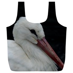 Wild Stork Bird Full Print Recycle Bags (l) 