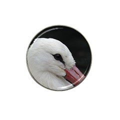 Wild Stork Bird, Close-up Hat Clip Ball Marker (4 Pack)