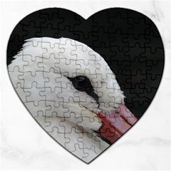 Wild Stork Bird, Close-up Jigsaw Puzzle (heart)