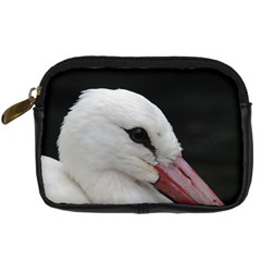 Wild Stork Bird, Close-up Digital Camera Cases by picsaspassion