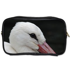 Wild Stork Bird, Close-up Toiletries Bags 2-side