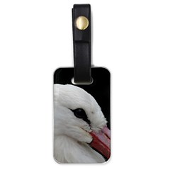 Wild Stork Bird, Close-up Luggage Tags (one Side) 