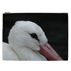 Wild Stork Bird, Close-up Cosmetic Bag (xxl) 