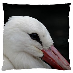 Wild Stork Bird, Close-up Standard Flano Cushion Case (one Side) by picsaspassion