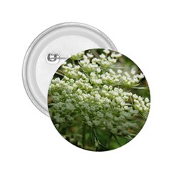 White Summer Flowers 2 25  Buttons