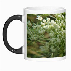 White Summer Flowers Morph Mugs by picsaspassion