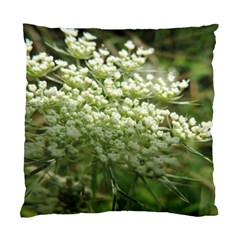 White Summer Flowers Standard Cushion Case (one Side)