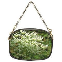 White Summer Flowers Chain Purses (two Sides) 