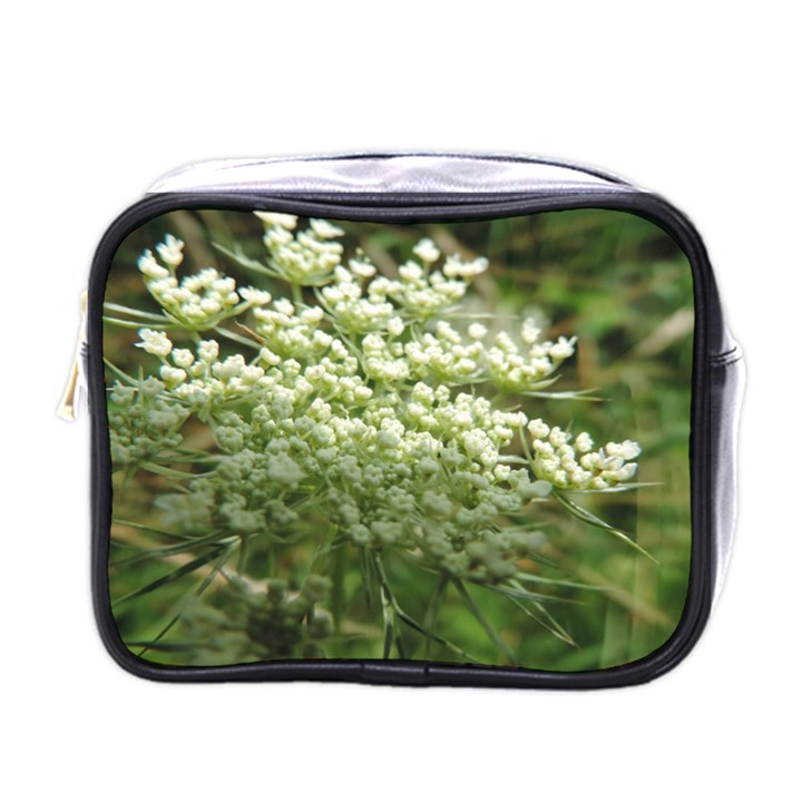 White summer flowers Mini Toiletries Bags