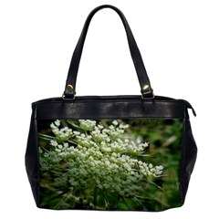 White Summer Flowers Office Handbags