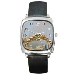 Cornfield Square Metal Watch