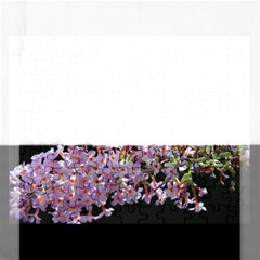 Butterfly Sitting On Flowers Rectangular Jigsaw Puzzl