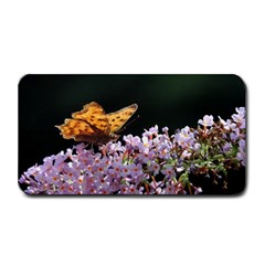 Butterfly Sitting On Flowers Medium Bar Mats by picsaspassion