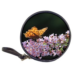 Butterfly Sitting On Flowers Classic 20-cd Wallets