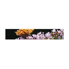 Butterfly Sitting On Flowers Flano Scarf (mini)