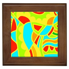 Colorful Decor Framed Tiles