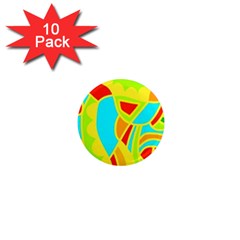 Colorful Decor 1  Mini Magnet (10 Pack) 