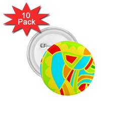 Colorful Decor 1 75  Buttons (10 Pack)