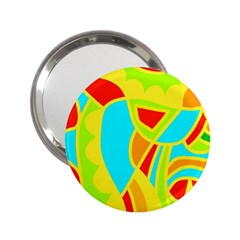 Colorful Decor 2 25  Handbag Mirrors by Valentinaart