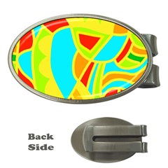 Colorful Decor Money Clips (oval) 