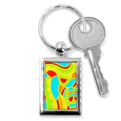 Colorful Decor Key Chains (rectangle) 