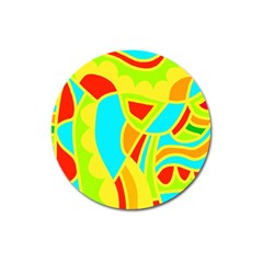 Colorful Decor Magnet 3  (round)