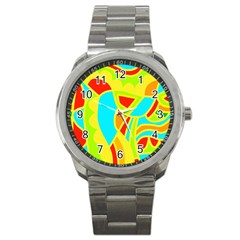 Colorful Decor Sport Metal Watch