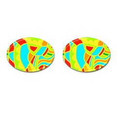 Colorful Decor Cufflinks (oval)