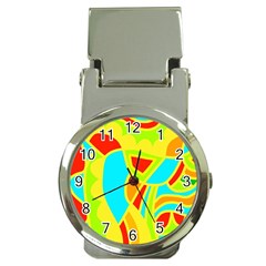 Colorful Decor Money Clip Watches