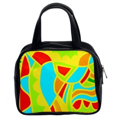 Colorful Decor Classic Handbags (2 Sides)