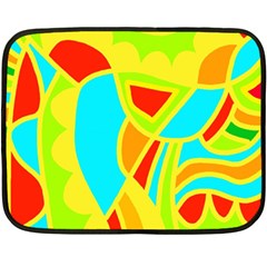 Colorful Decor Fleece Blanket (mini)